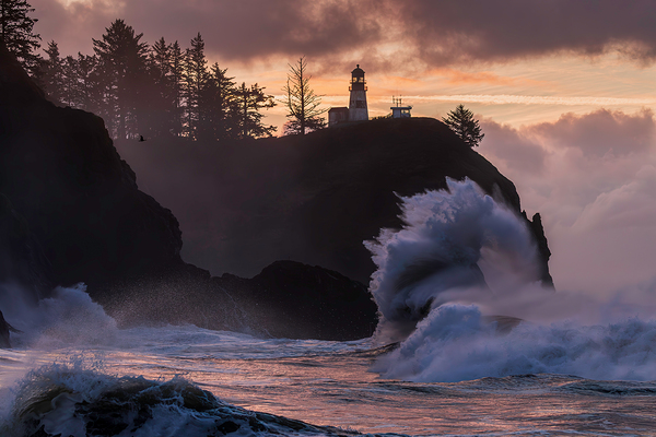 3196 Cape Disappointment Lighthouse by Searching Lens Photography