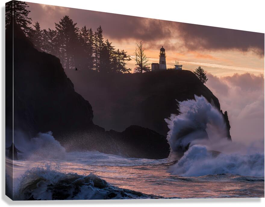 3196 Cape Disappointment Lighthouse Canvas Print