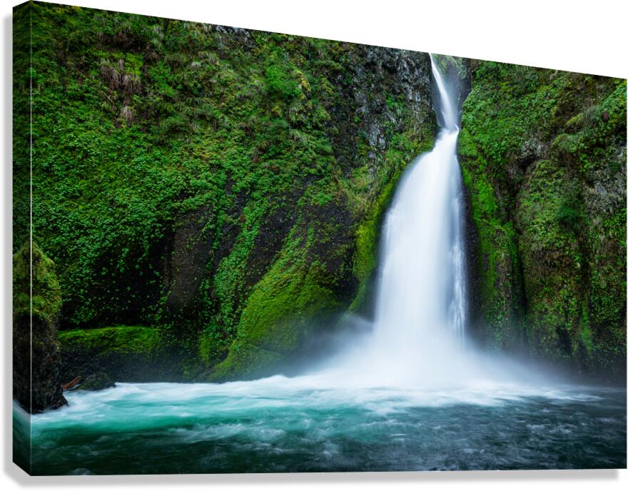 2572 Wahclella Falls Canvas Print