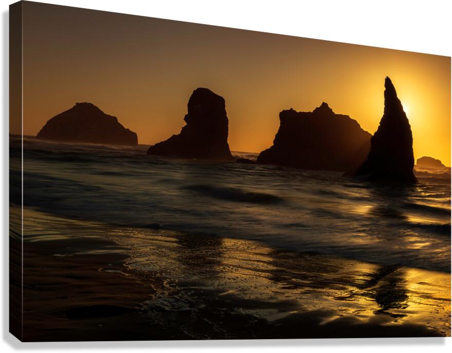 3950 Bandon Beach Canvas Print