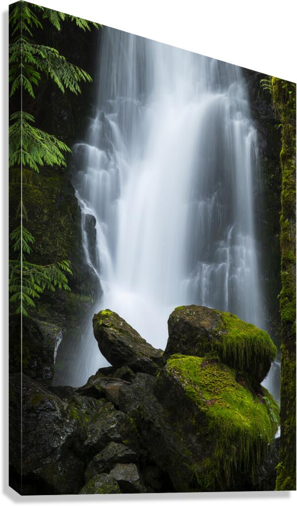 0374 Merriman Falls Canvas Print