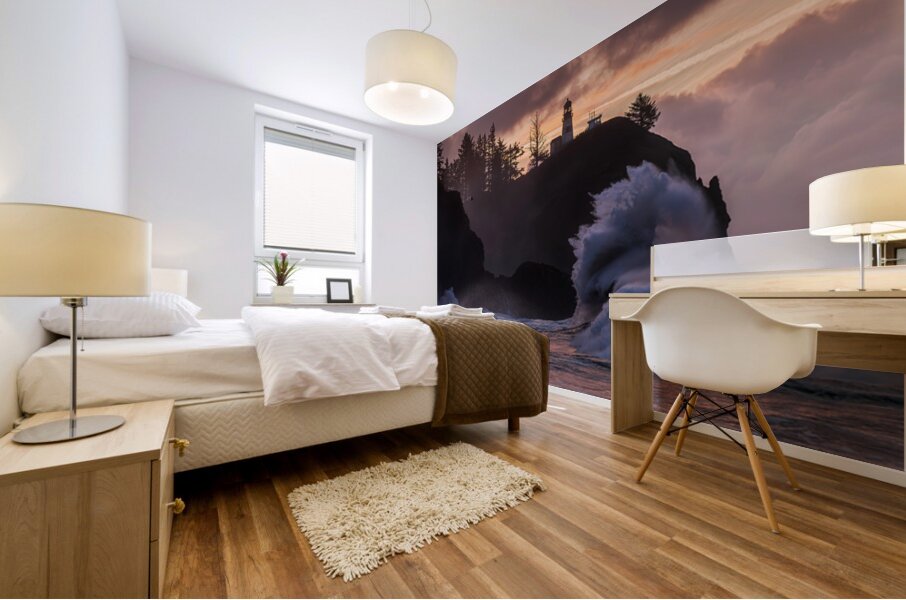 3196 Cape Disappointment Lighthouse Mural print