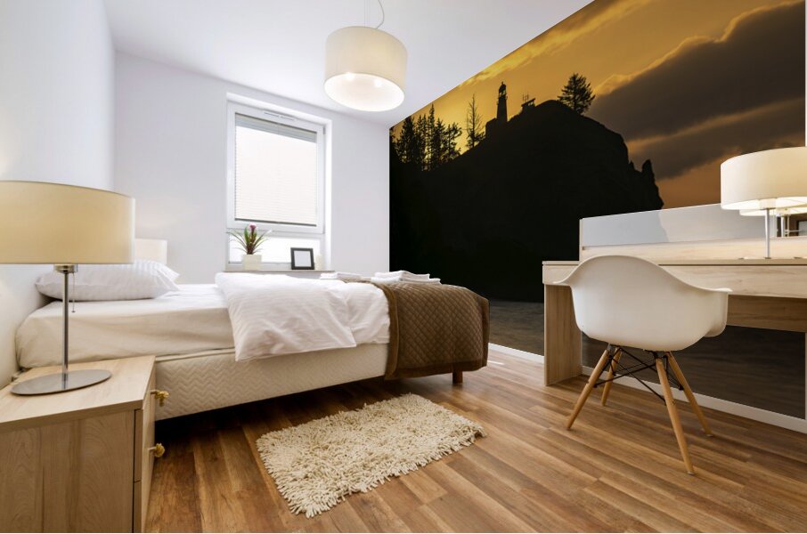 0107 Cape Disappointment Lighthouse Mural print