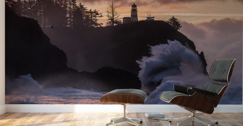 3196 Cape Disappointment Lighthouse Wall Murals