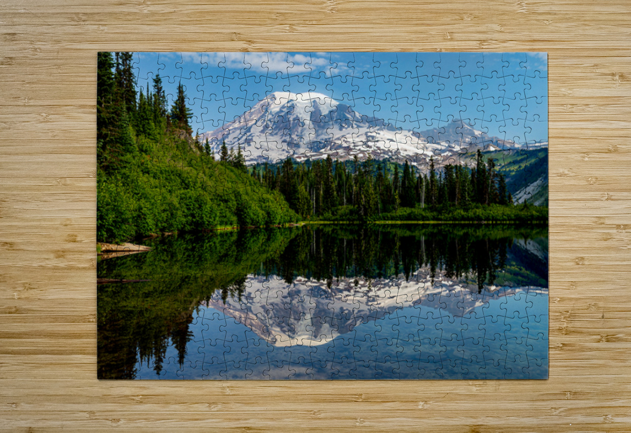 3630 Bench Lake Searching Lens Photography Puzzle printing