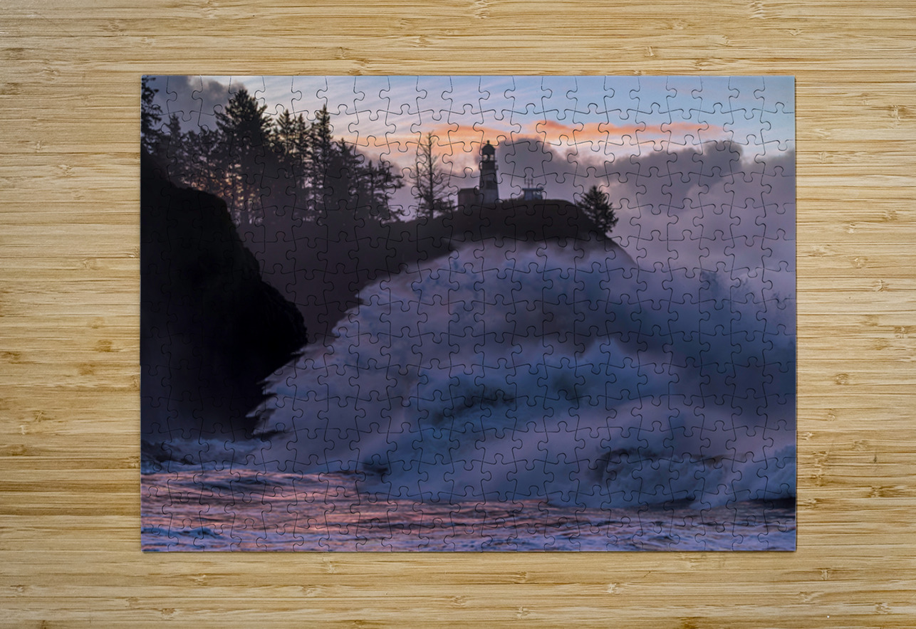 3178 Cape Disappointment Lighthouse Searching Lens Photography Puzzle printing