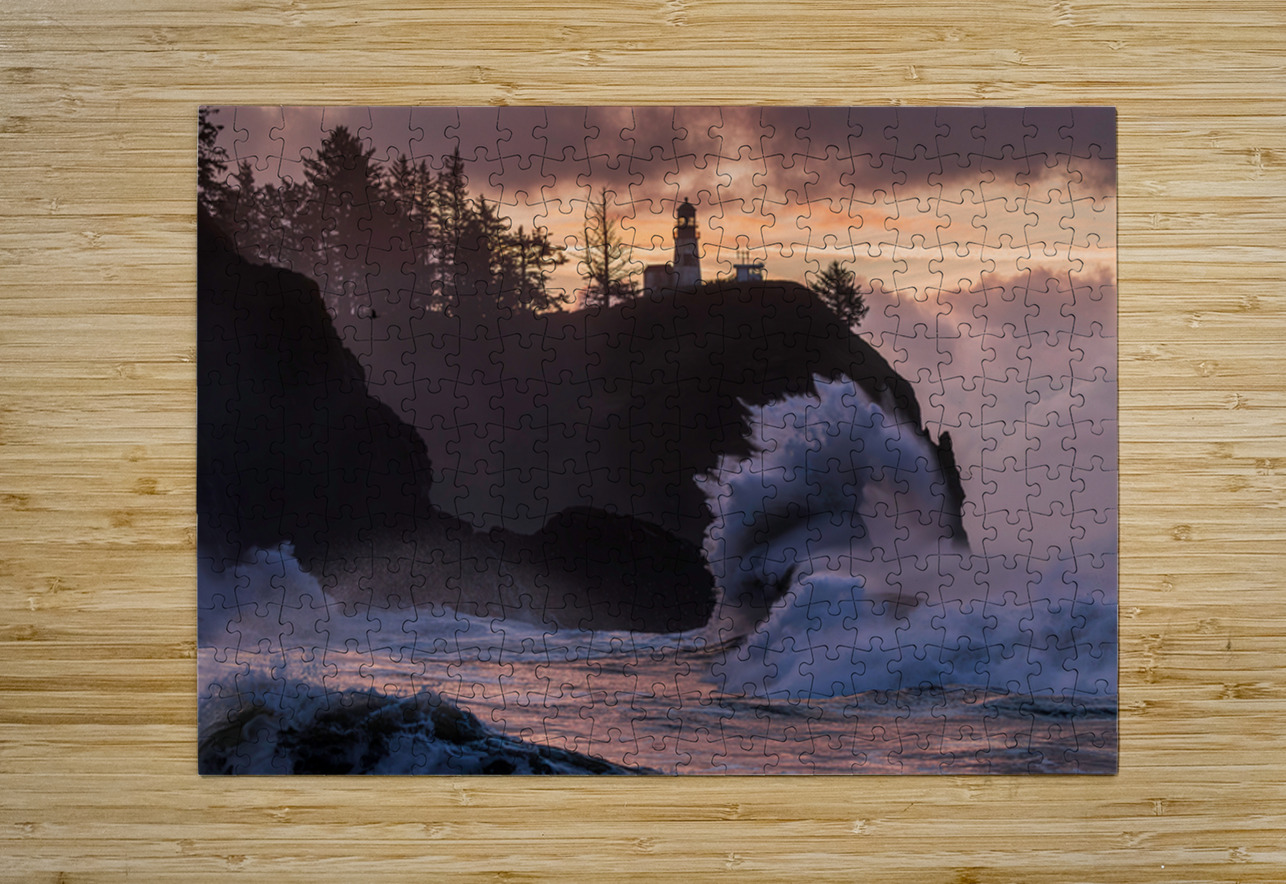 3196 Cape Disappointment Lighthouse Searching Lens Photography Puzzle printing