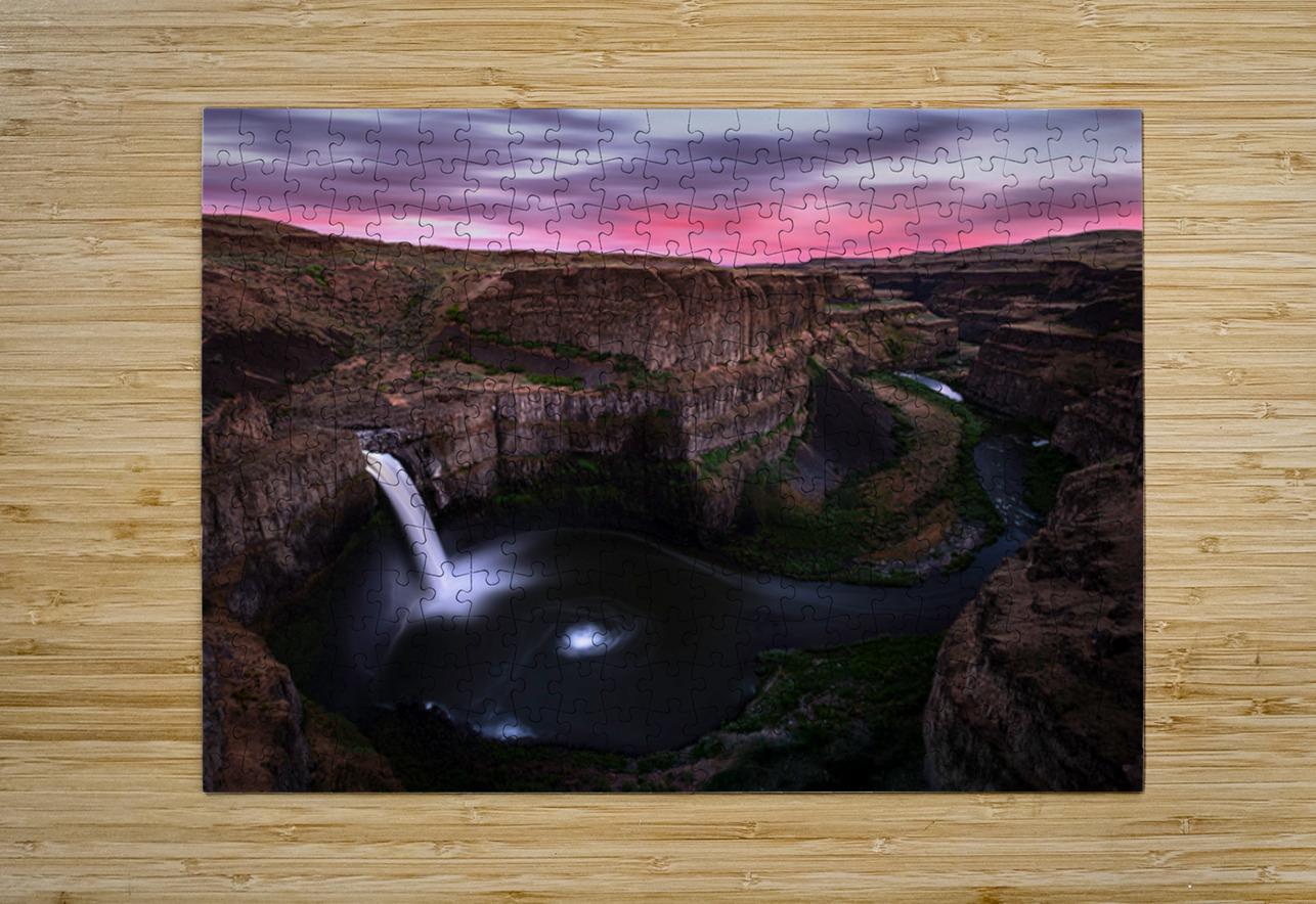 8908 Palouse Falls Searching Lens Photography Puzzle printing