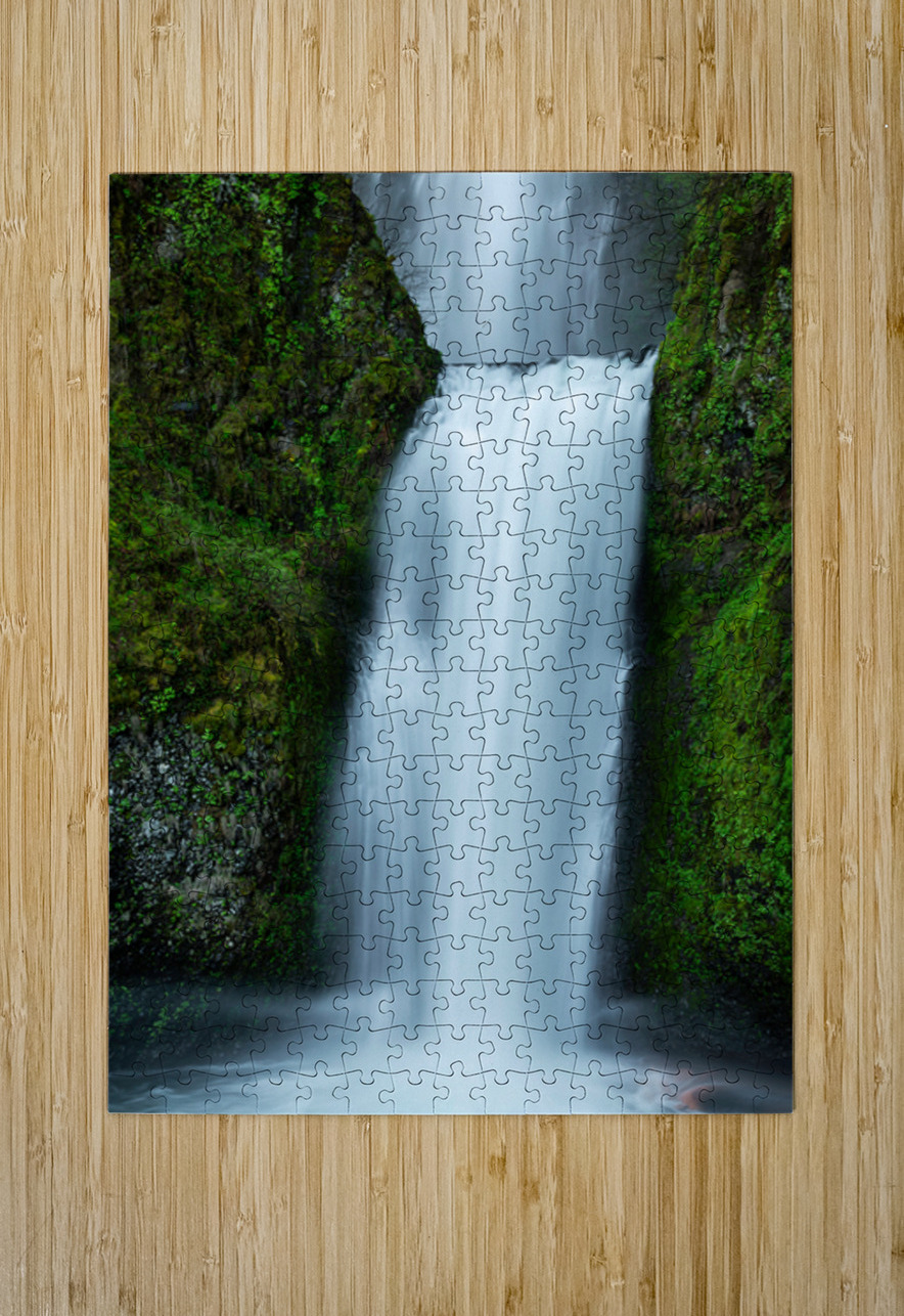2492 Multnomah Falls Searching Lens Photography Puzzle printing