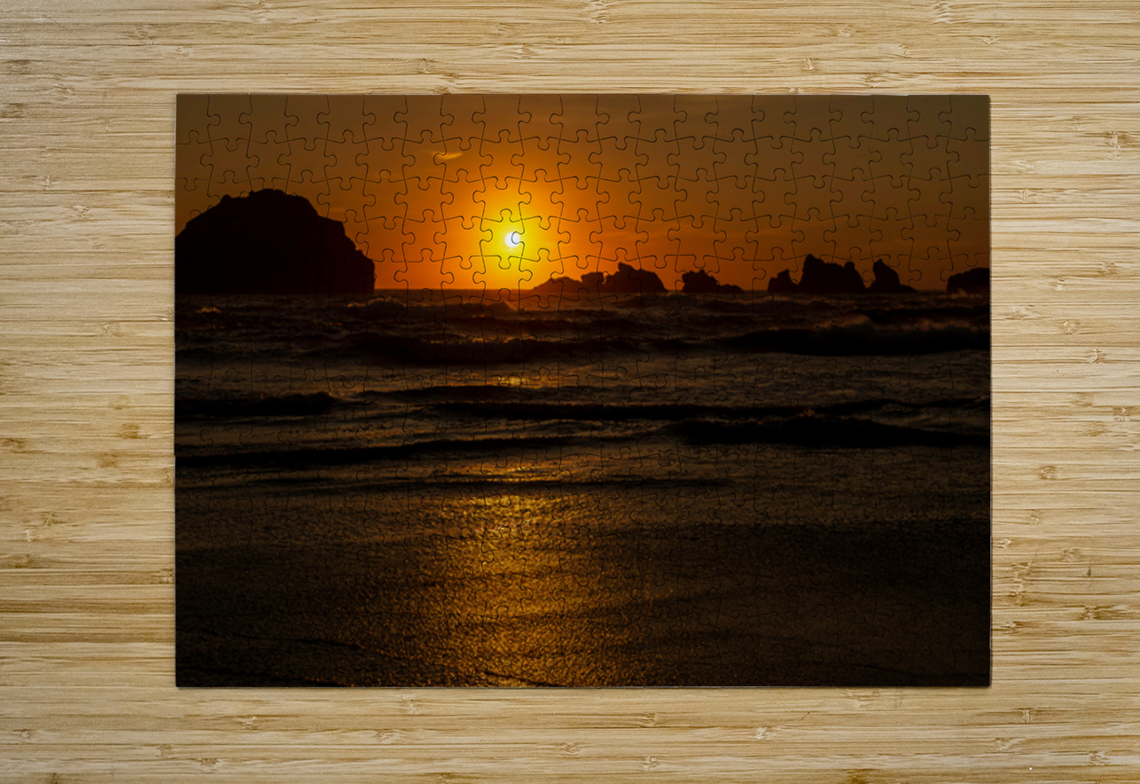 3782 Bandon Beach Searching Lens Photography Puzzle printing