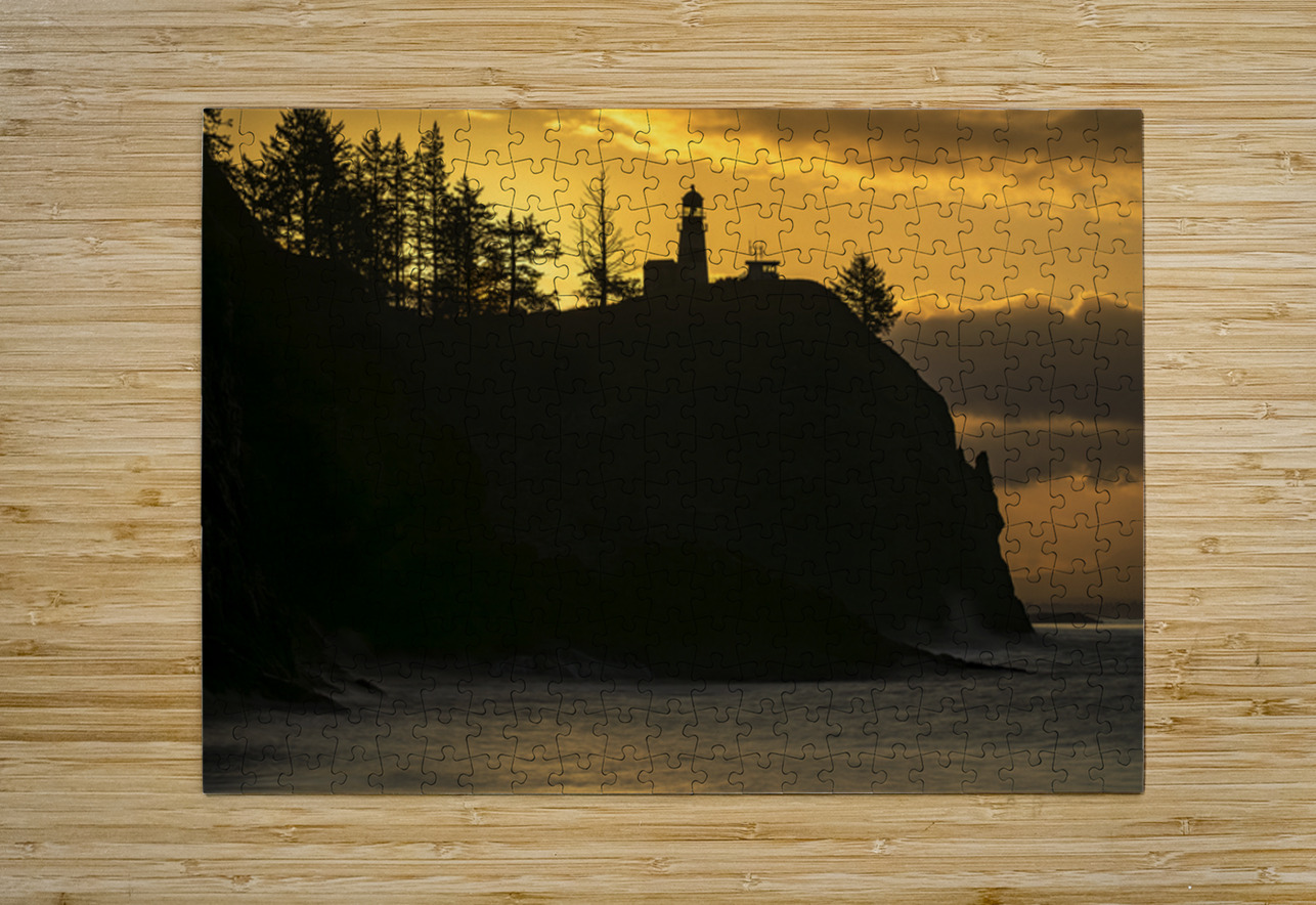 0107 Cape Disappointment Lighthouse Searching Lens Photography Puzzle printing