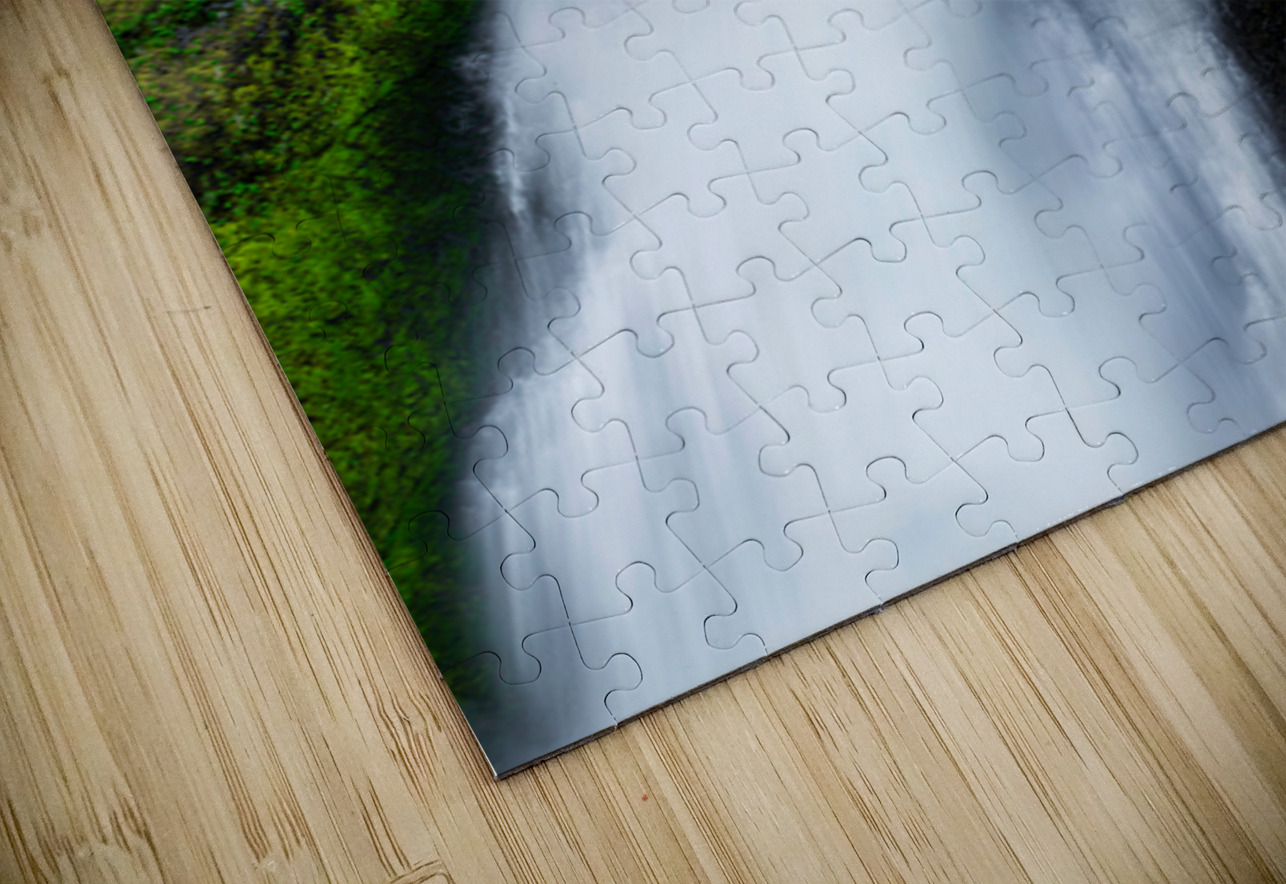 2557 Wahclella Falls Searching Lens Photography Puzzle